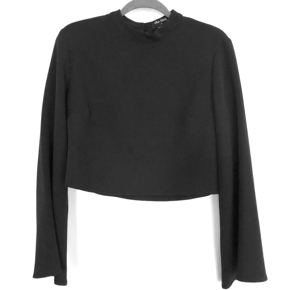 The Fifth Label bell sleeve crop size medium